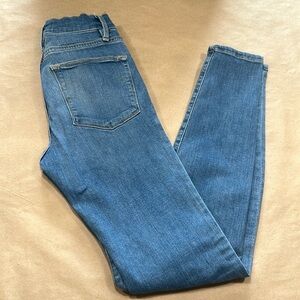 Frame Denim Skinny Medium Blue Le Hight Skinny Jean Sz 24